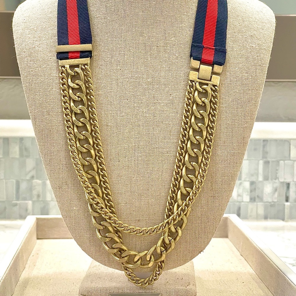 Stella & Dot ribbon necklace